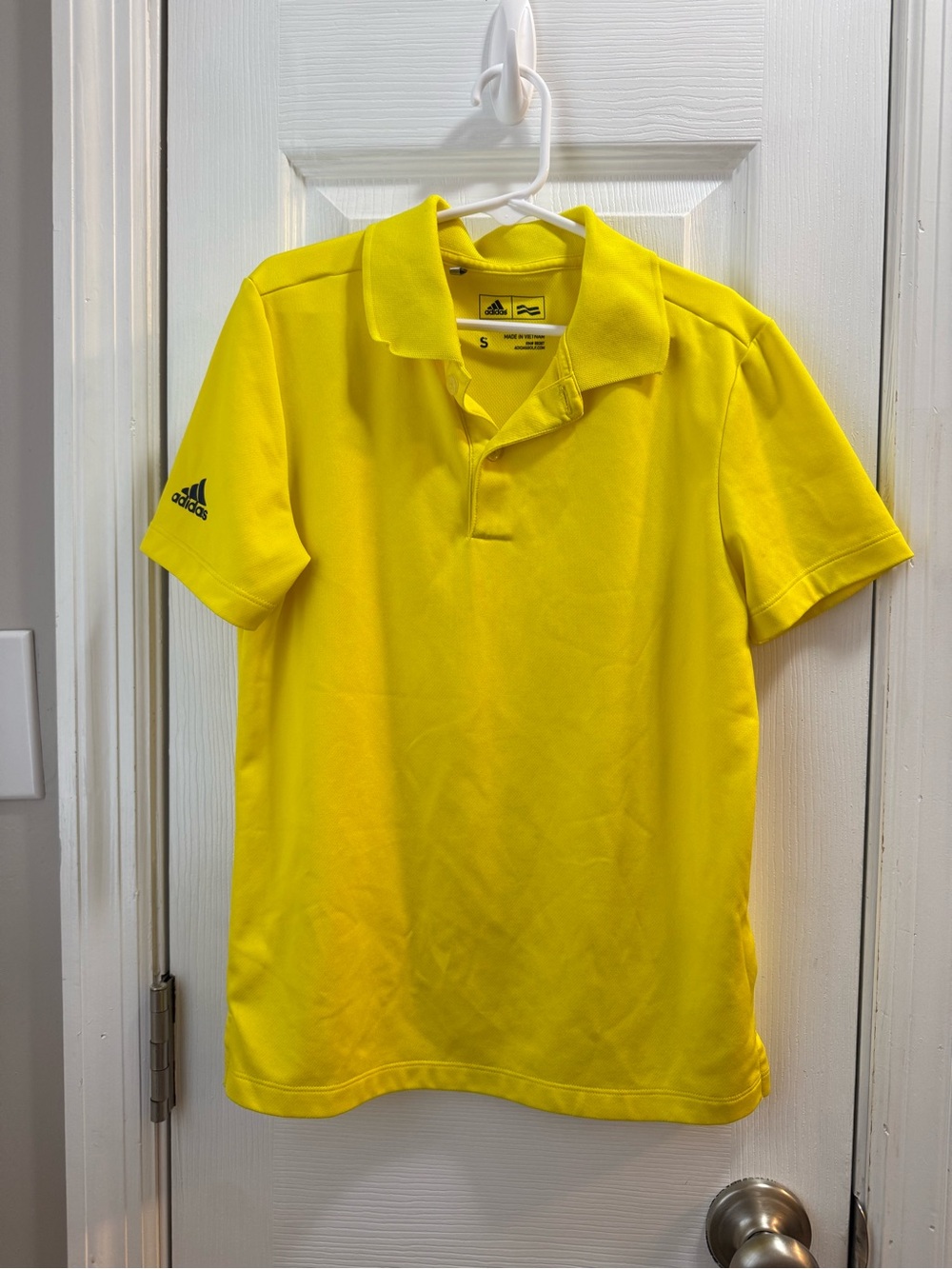 Adidas Boys’ Bright Yellow Polo Shirt